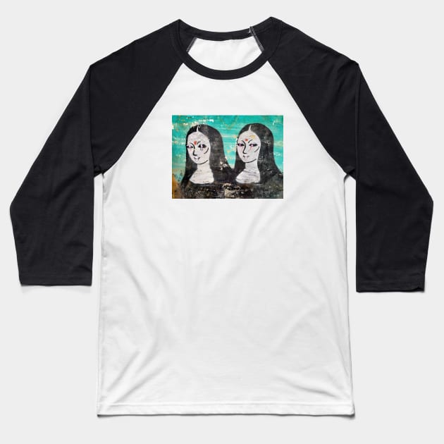 Art Mona Lisa Baseball T-Shirt by hypedealer